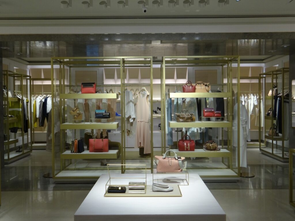 An inside look of the store exhibiting the new Chloe furniture and decore