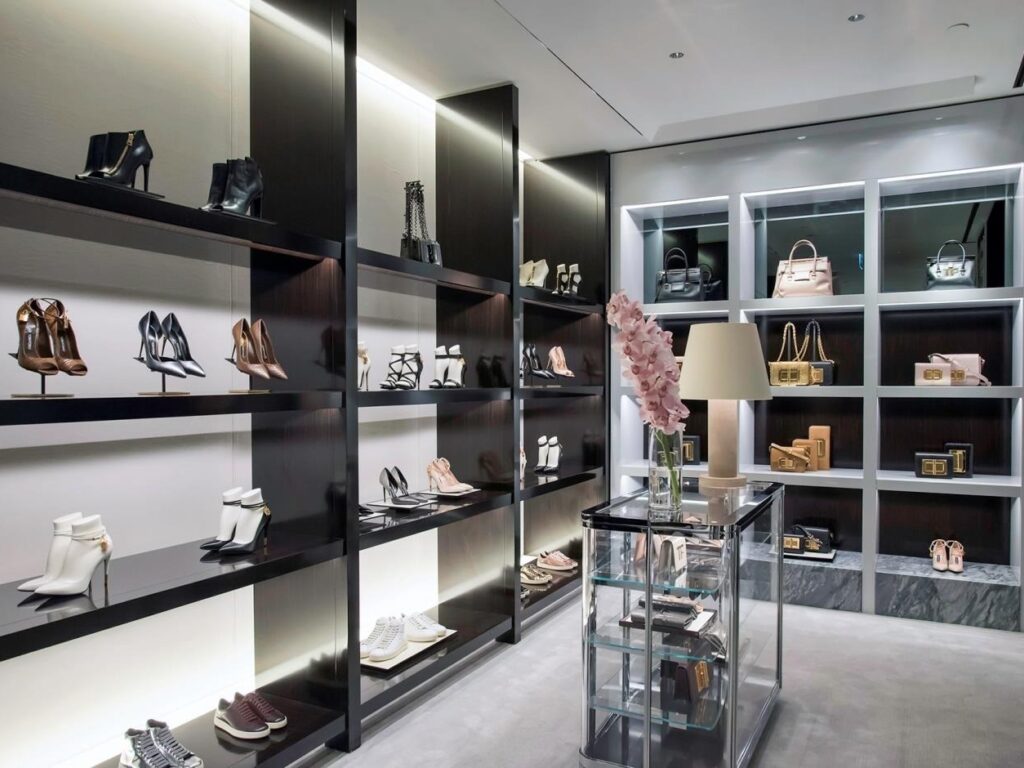 Inside the Tom Ford Boutique in Jeddah