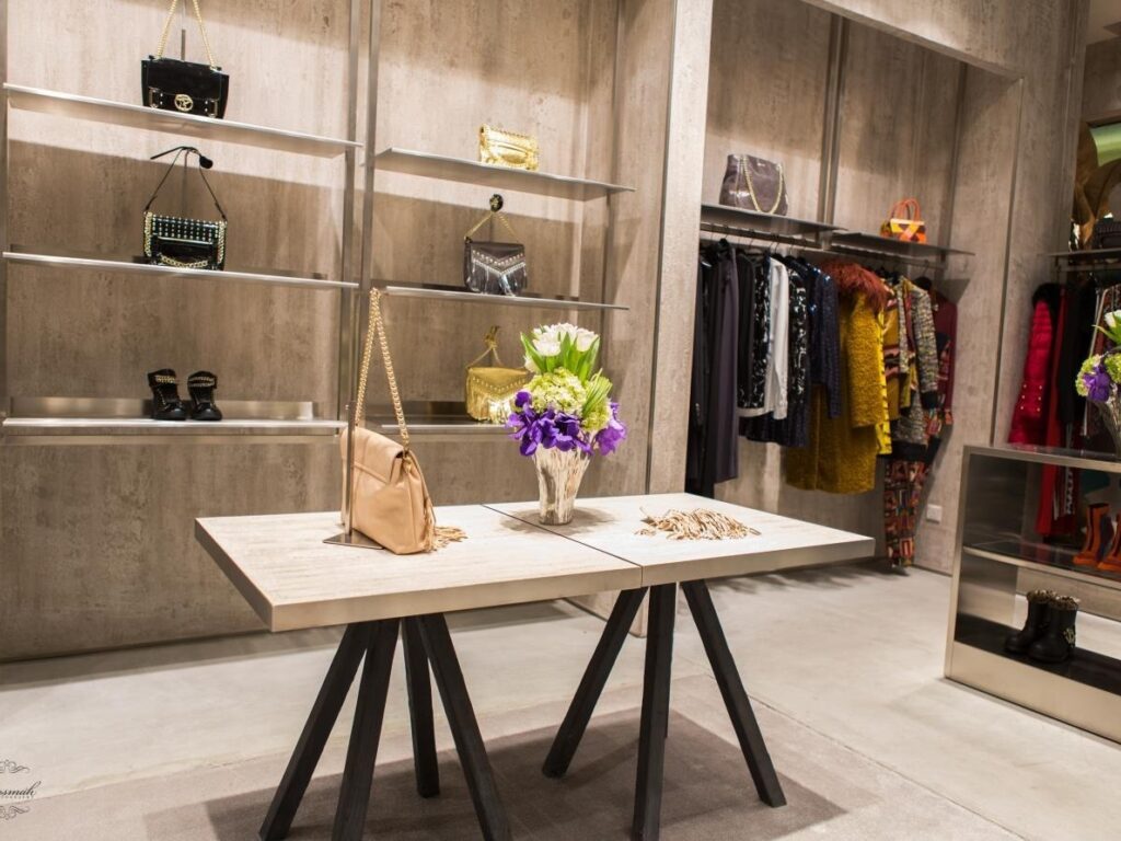 Insied the Just Cavalli boutique 2