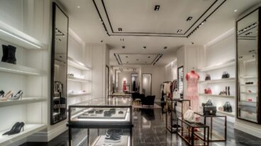 Alexander Mcqueen boutique in Centria Mall Riyadh interior 2